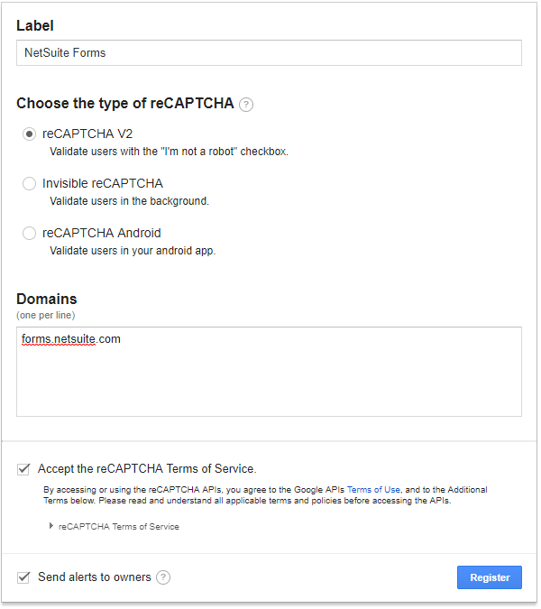 How to Integrate NetSuite Forms with reCAPTCHA BCS ProSoft
